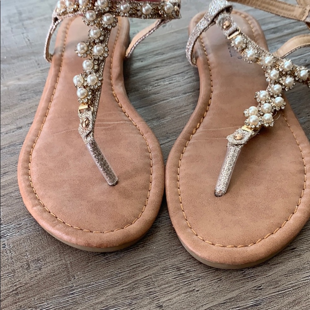 Boutique brand bling sandals